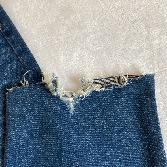 Just Black Denim High Rise Vintage Straight Leg Raw Hem MP&Co. Boutique NWT 31 - Picture 12 of 16